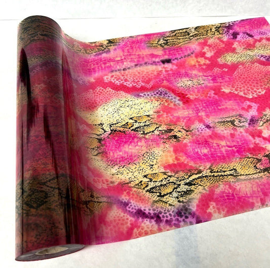 RAVEN SNAKE - PINK- Rub On Metallic Foil by APS - Foils - Baillea's Interiors -
