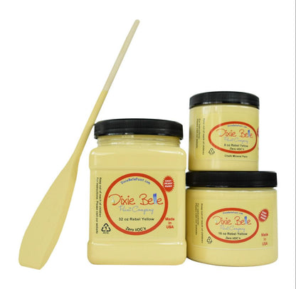REBEL YELLOW - Dixie Belle - Chalk Mineral Paint - 118ml/4oz - 236ml/8oz - 473ml/16oz - 946ml - Paint - Chalk and Mineral - Baillea's Interiors -