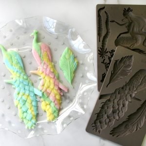 REGAL PEACOCK Decor Mould Re-Design with Prima 8" x 5" - Moulds - Baillea's Interiors -