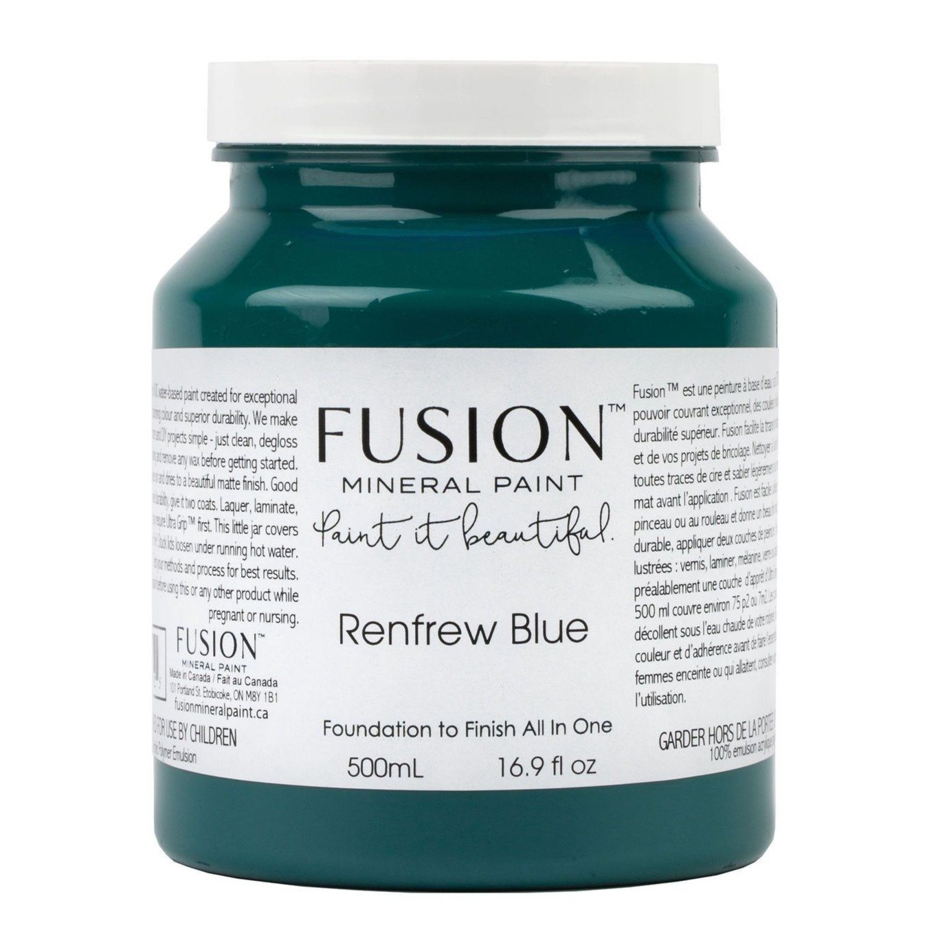 RENFREW BLUE - Fusion Mineral Paint - 37ml, 500ml - Paint - All In One - Baillea's Interiors -