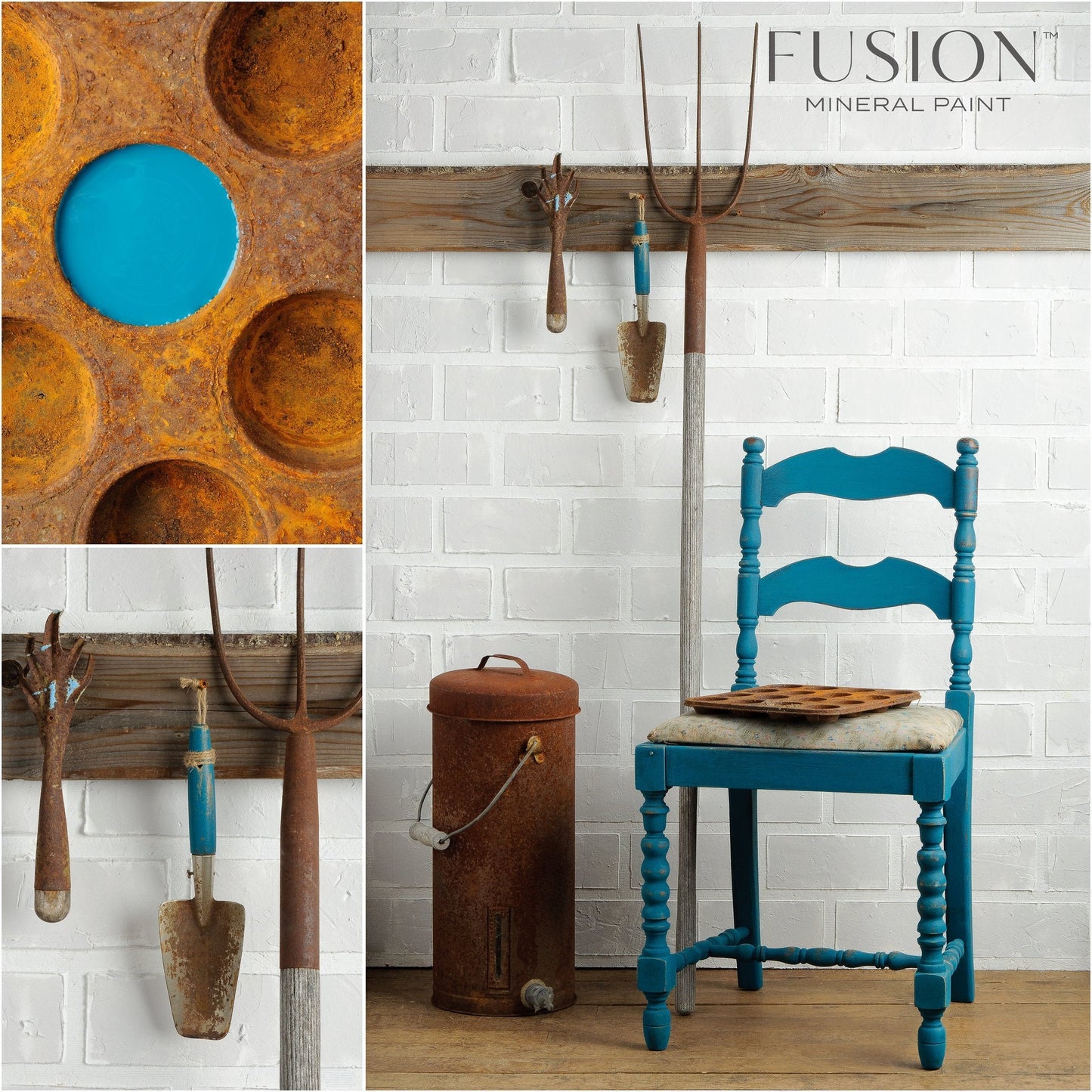 RENFREW BLUE - Fusion Mineral Paint - 37ml, 500ml - Paint - All In One - Baillea's Interiors -