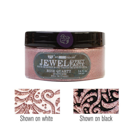 ROSE QUARTZ Jewel Effect Paste, Art Extravagance, Mixed Media - Raised Stencil Medium, 100ml - Chalk Paste - Baillea's Interiors -