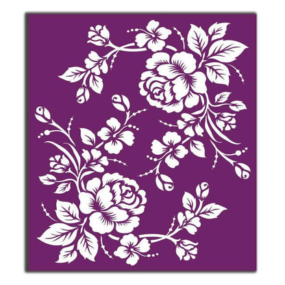 ROSES Silk Screen Stencils 3 designs 8" x 10" by Belles and Whistles - Stencil - Baillea's Interiors -