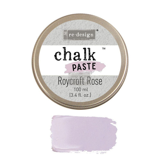 ROYCROFT ROSE Chalk Paste Re-Design with Prima, Mixed Media - Raised Stencil Medium, 100ml - Chalk Paste - Baillea's Interiors -