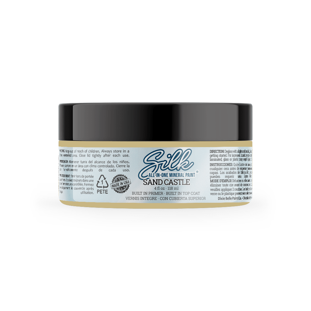 SAND CASTLE, Silk All-In-One Mineral Paint - 118ml - 473ml - Dixie Belle Paint - Paint - All In One - Baillea's Interiors -