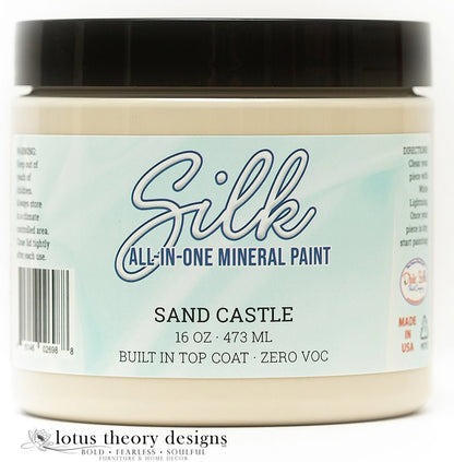 SAND CASTLE, Silk All-In-One Mineral Paint - 118ml - 473ml - Dixie Belle Paint - Paint - All In One - Baillea's Interiors -