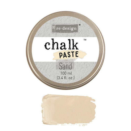 SAND Chalk Paste Re-Design with Prima, Mixed Media - Raised Stencil Medium, 100ml - Chalk Paste - Baillea's Interiors -