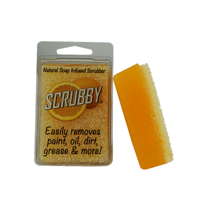 SCRUBBY SOAP - Natural soap infused scrubber - Lemon, Lime & Orange - Brush - Baillea's Interiors -