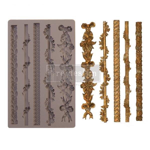 SICILIAN BORDERS Decor Mould Re-Design with Prima 8" x 5" - Moulds - Baillea's Interiors -