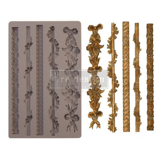 SICILIAN BORDERS Decor Mould Re-Design with Prima 8" x 5" - Moulds - Baillea's Interiors -