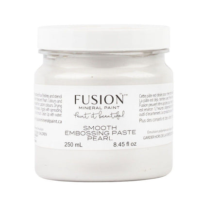 Smooth Embossing Paste Pearl - Fusion Mineral Paint - 500ml - 250ml - 60ml - Paint Mediums - Baillea's Interiors -