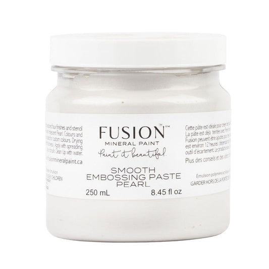 Smooth Embossing Paste Pearl - Fusion Mineral Paint - 500ml - 250ml - 60ml - Paint Mediums - Baillea's Interiors -