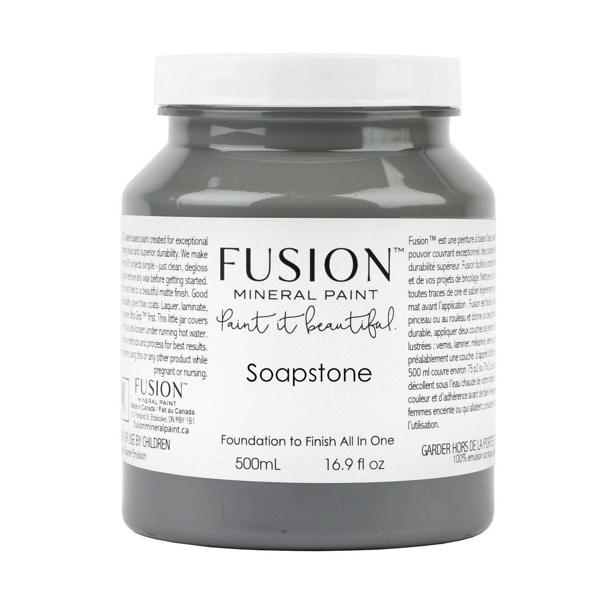 SOAP STONE - Fusion Mineral Paint - 37ml, 500ml - Paint - All In One - Baillea's Interiors -