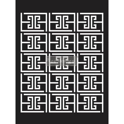 SOMETHING GEOMETRIC Decor Stencils 22.9cm x 30.5cm by ReDesign with Prima - Stencil - Baillea's Interiors -