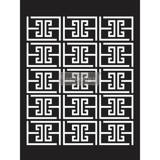 SOMETHING GEOMETRIC Decor Stencils 22.9cm x 30.5cm by ReDesign with Prima - Stencil - Baillea's Interiors -