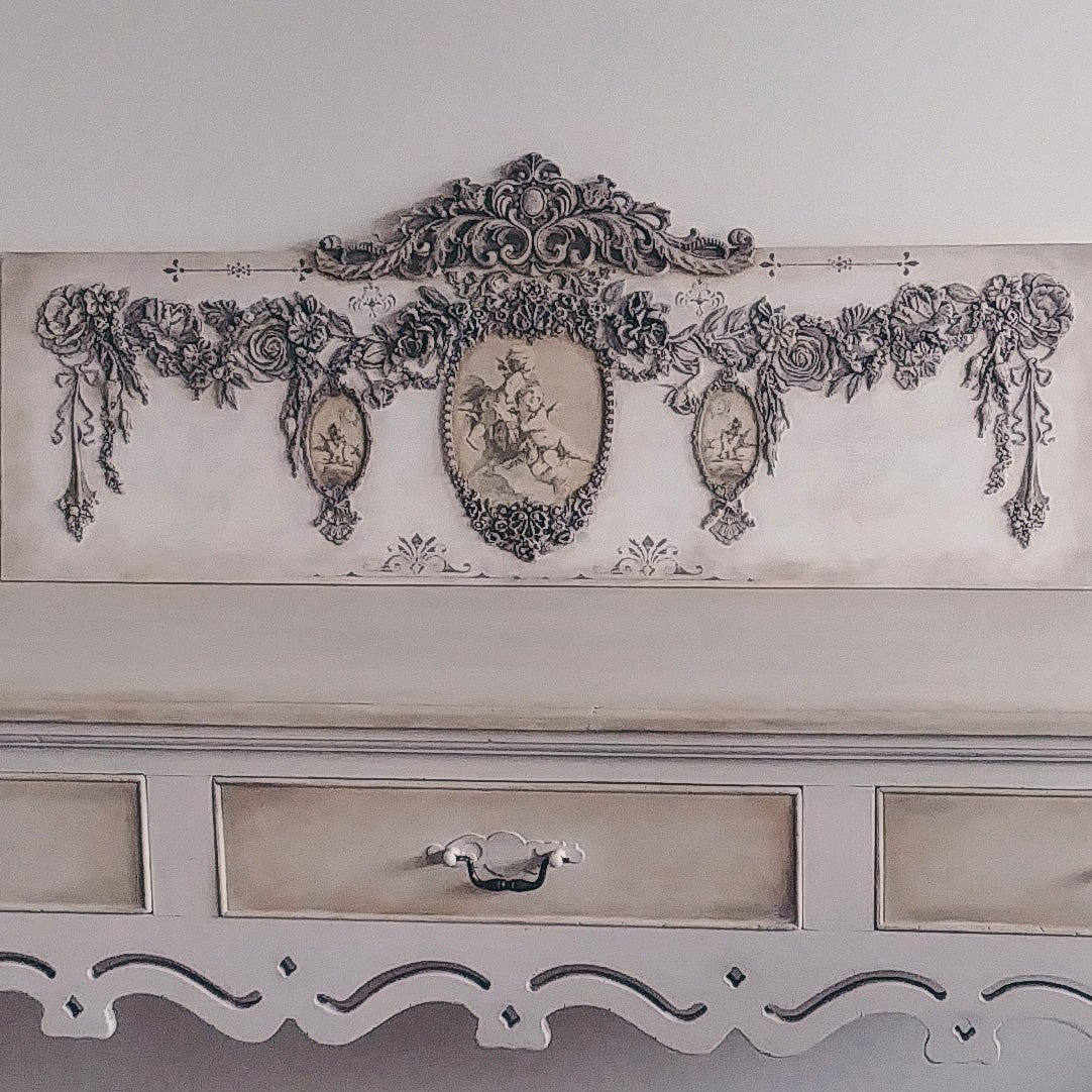 SORRENTO LAURELS Decor Mould Re-Design with Prima 8" x 5" 12m thickness - Moulds - Baillea's Interiors -