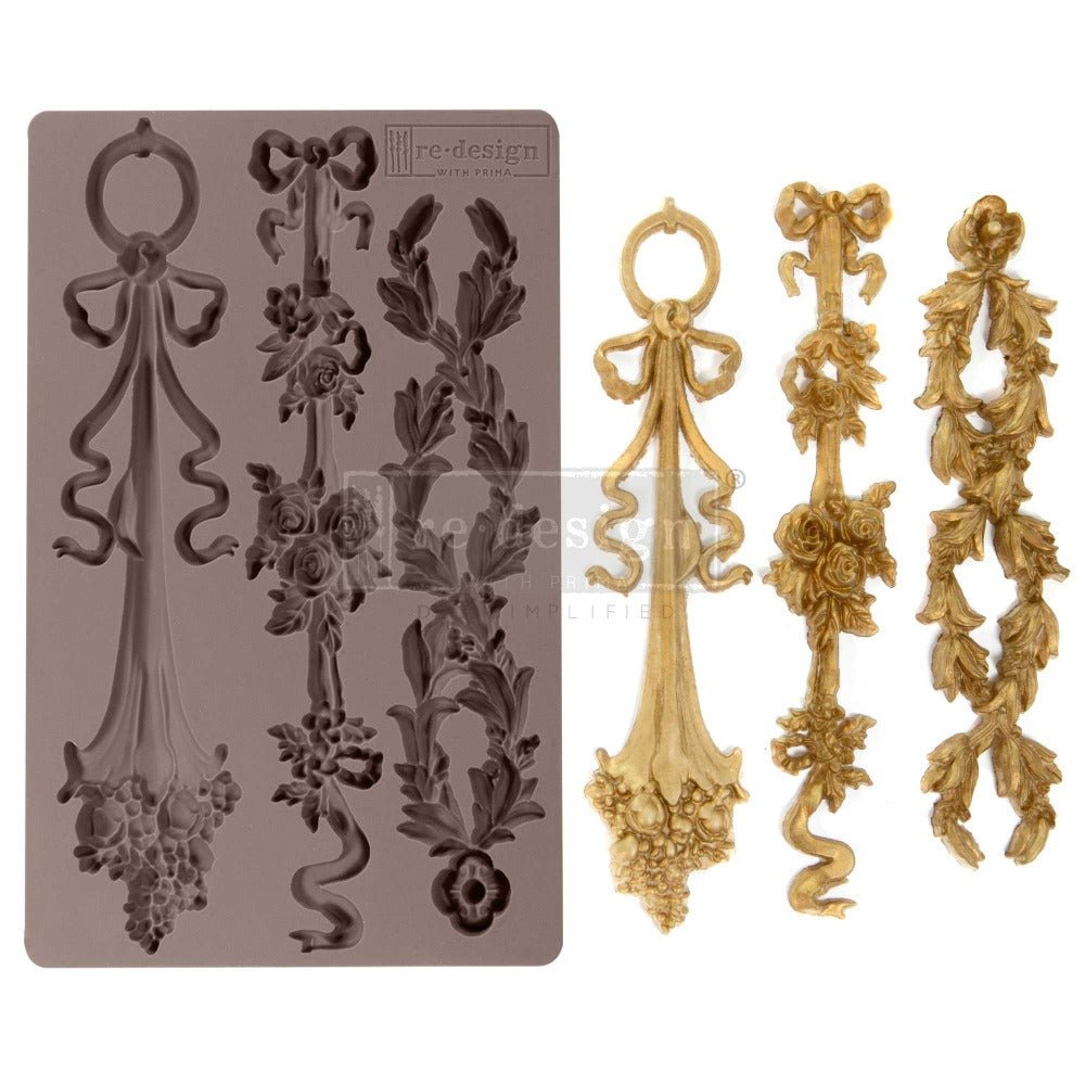 SORRENTO LAURELS Decor Mould Re-Design with Prima 8" x 5" 12m thickness - Moulds - Baillea's Interiors -