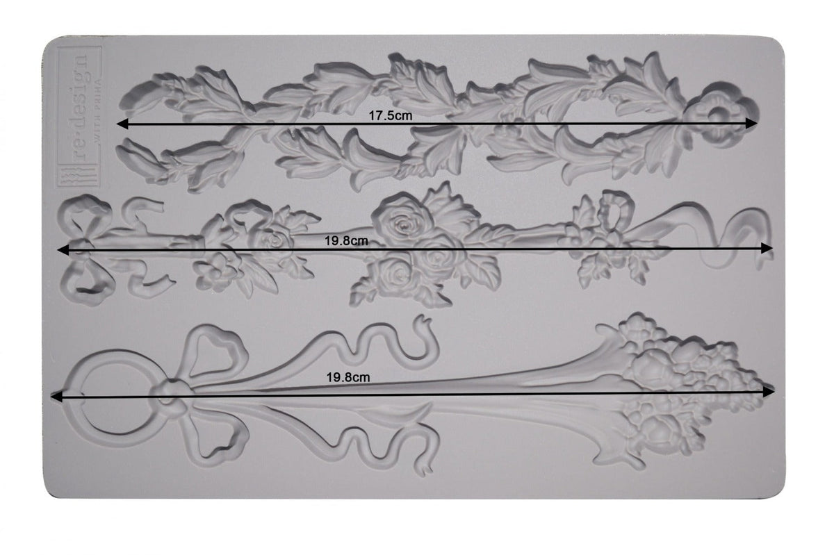 SORRENTO LAURELS Decor Mould Re-Design with Prima 8" x 5" 12m thickness - Moulds - Baillea's Interiors -