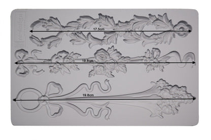 SORRENTO LAURELS Decor Mould Re-Design with Prima 8" x 5" 12m thickness - Moulds - Baillea's Interiors -