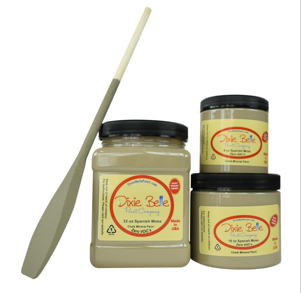 SPANISH MOSS - Dixie Belle - Chalk Mineral Paint - 118ml/4oz - 236ml/8oz - 473ml/16oz - 96ml/32oz - Paint - Chalk and Mineral - Baillea's Interiors -