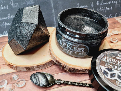 SPARKLING ONYX Jewel Effect Paste, Art Extravagance, Mixed Media - Raised Stencil Medium, 100ml - Chalk Paste - Baillea's Interiors -