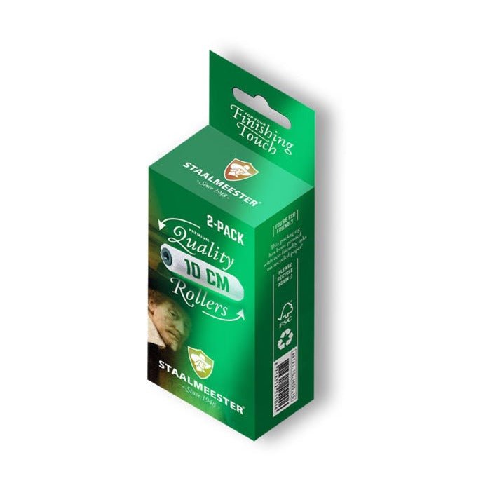 STAALMEESTER Premium 10cm Microfibre Rollers 2 or 10 pack - Brush - Baillea's Interiors -
