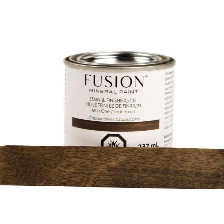 Stain and Finishing Oil - Cappuccino- All In One - Fusion 237 ml - Stain - Baillea's Interiors -