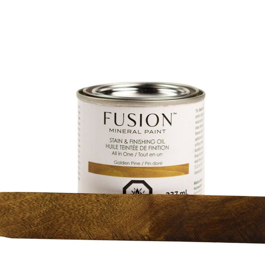 Stain and Finishing Oil - Golden Pine - All In One - Fusion 237 ml - Stain - Baillea's Interiors -