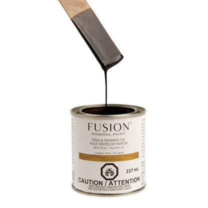 Stain and Finishing Oil - Golden Pine - All In One - Fusion 237 ml - Stain - Baillea's Interiors -