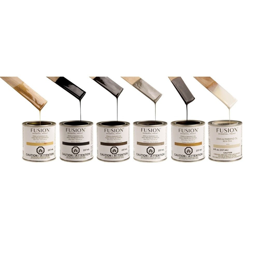 Stain and Finishing Oil - White - All In One - Fusion 237 ml - Stain - Baillea's Interiors -