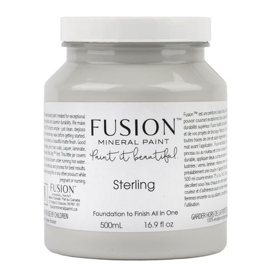 STERLING - Fusion Mineral Paint - 37ml, 500ml - Paint - All In One - Baillea's Interiors -