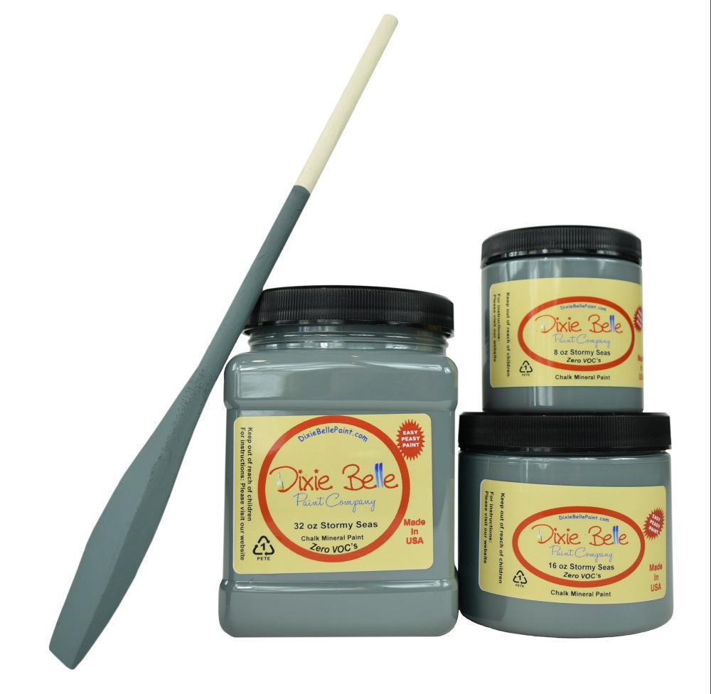 STORMY SEAS - Dixie Belle - Chalk Mineral Paint - 118ml/4oz - 236ml/8oz - 473ml/16oz - 946ml - Paint - Chalk and Mineral - Baillea's Interiors -