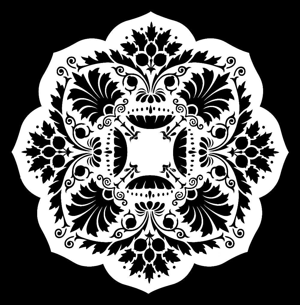 SUE CHIC MANDALA Stencil - 50cm X 50cm - Stencil - Baillea's Interiors -