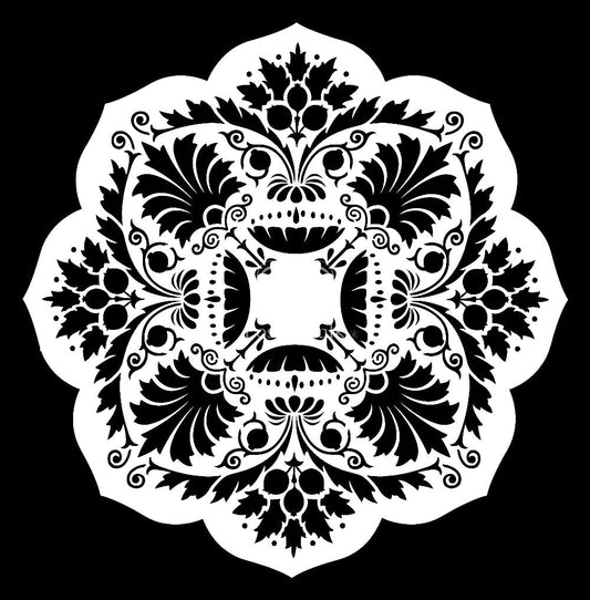 SUE CHIC MANDALA Stencil - 50cm X 50cm - Stencil - Baillea's Interiors -