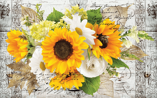 SUNSHINE - Decor Weave for Decoupage - 34.5cm x 21.6cm - Hokus Pokus - Decoupage - Baillea's Interiors -
