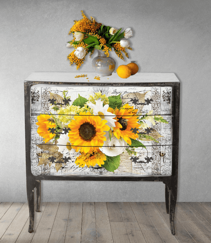 SUNSHINE - Decor Weave for Decoupage - 34.5cm x 21.6cm - Hokus Pokus - Decoupage - Baillea's Interiors -
