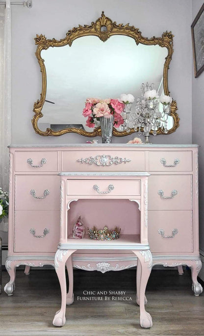 TEA ROSE - Dixie Belle - Chalk Mineral Paint - 118ml/4oz - 236ml/8oz - 473ml/16oz - 96ml/32oz - Paint - Chalk and Mineral - Baillea's Interiors -