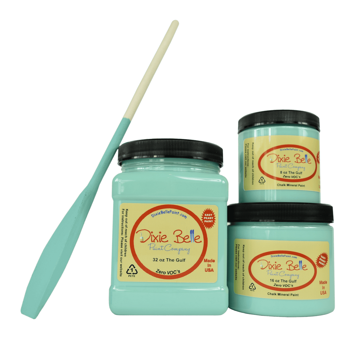 THE GULF - Dixie Belle -Soft Turquoise Chalk Mineral Paint - 118ml/4oz - 236ml/8oz - 473ml/16oz - 96ml/32oz - Paint - Chalk and Mineral - Baillea's Interiors -