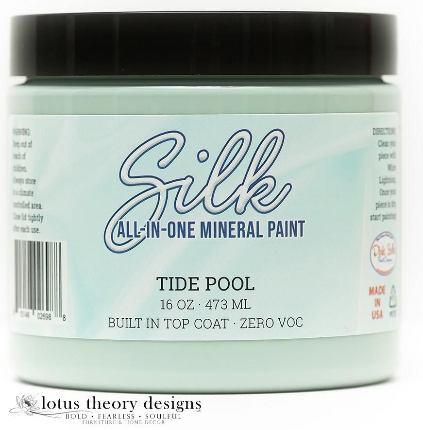 TIDE POOL Silk All-In-One Mineral Paint - 118ml - 473ml - 946ml Dixie Belle Paint - Paint - All In One - Baillea's Interiors -