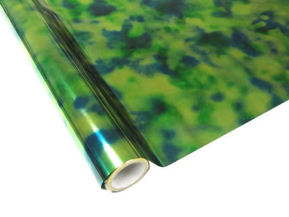 TIE DYE - GREEN - Rub On Metallic Foil by APS - Textile Friendly - Foils - Baillea's Interiors -
