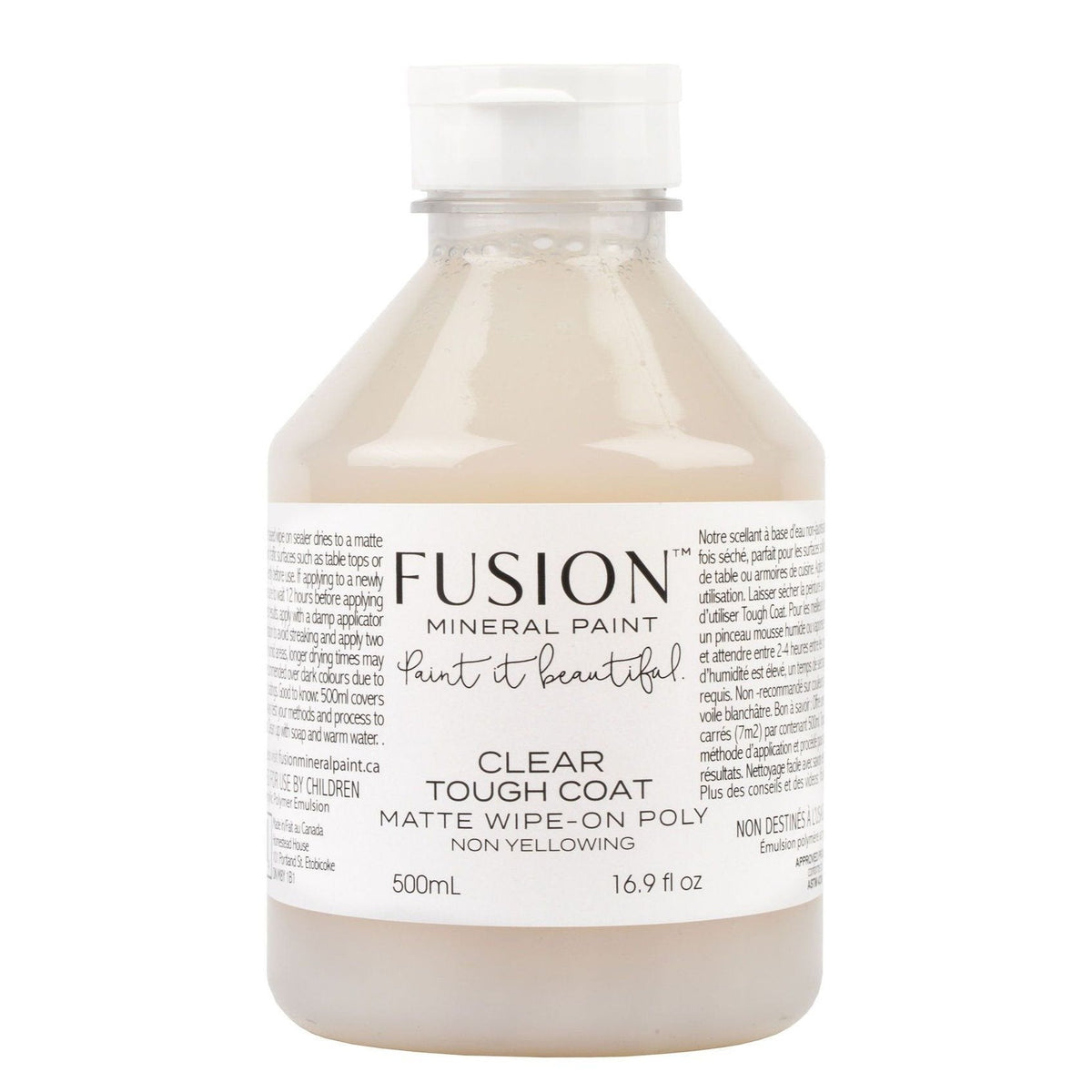 TOUGH COAT Matte 500ml - 120ml - Fusion - Varnish - Baillea's Interiors -