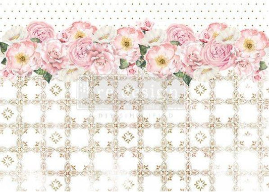 TRANQUIL BLOOM - Rice Paper for Decoupage– 11.5″ X 16.25″ Re-Design with Prima - Decoupage - Baillea's Interiors -