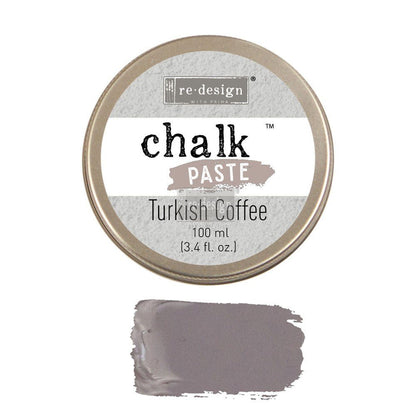 TURKISH COFFEE Chalk Paste Re-Design with Prima, Mixed Media - Raised Stencil Medium, 100ml - Chalk Paste - Baillea's Interiors -