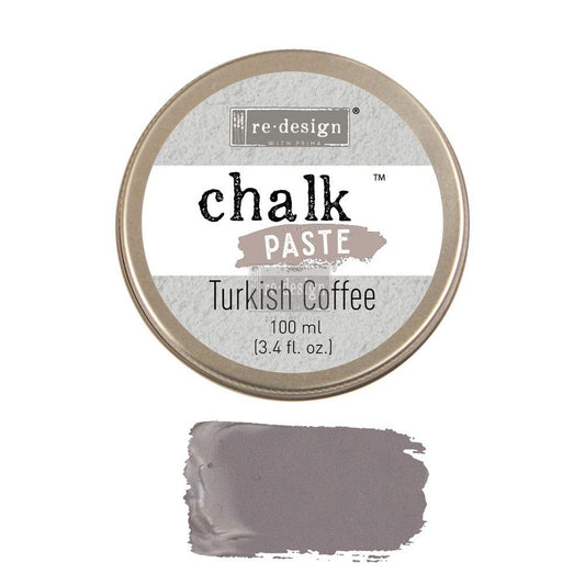 TURKISH COFFEE Chalk Paste Re-Design with Prima, Mixed Media - Raised Stencil Medium, 100ml - Chalk Paste - Baillea's Interiors -