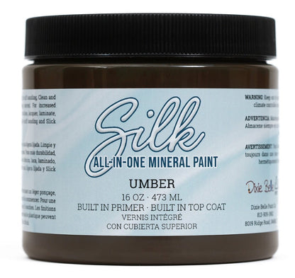UMBER Silk All-In-One Mineral Paint - 118ml - 473ml - Dixie Belle Paint - Paint - All In One - Baillea's Interiors -
