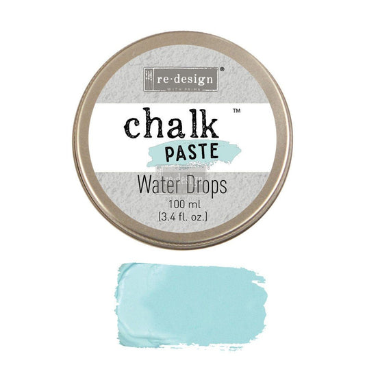 WATERDROPS Chalk Paste Re-Design with Prima, Mixed Media - Raised Stencil Medium, 100ml - Chalk Paste - Baillea's Interiors -