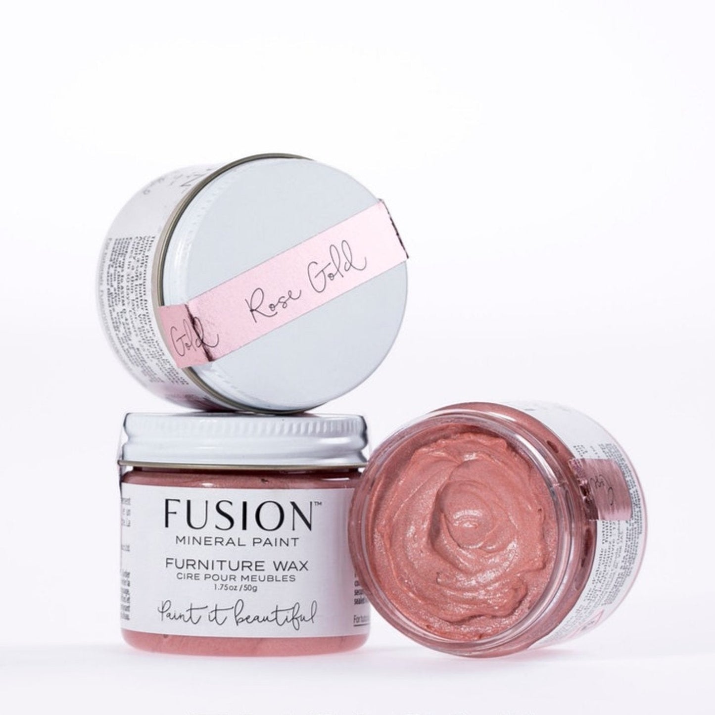 WAX - Rose Gold Furniture Wax - 50g - Fusion - Waxes - Baillea's Interiors -