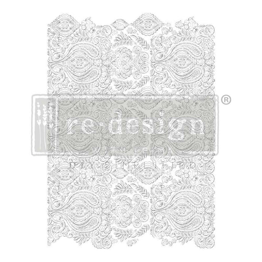 WHITE ENGRAVING - 61cm x 89cm - Redesign Decor Transfer Decal - Furniture Transfer - Baillea's Interiors -