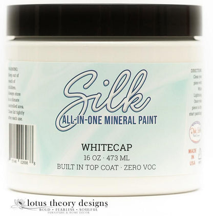 WHITECAP Silk All-In-One Mineral Paint - 118ml - 473ml - 946ml Dixie Belle Paint - Paint - All In One - Baillea's Interiors -