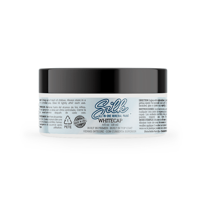 WHITECAP Silk All-In-One Mineral Paint - 118ml - 473ml - 946ml Dixie Belle Paint - Paint - All In One - Baillea's Interiors -